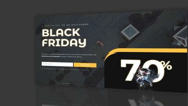 Black Friday Announcement Page portada