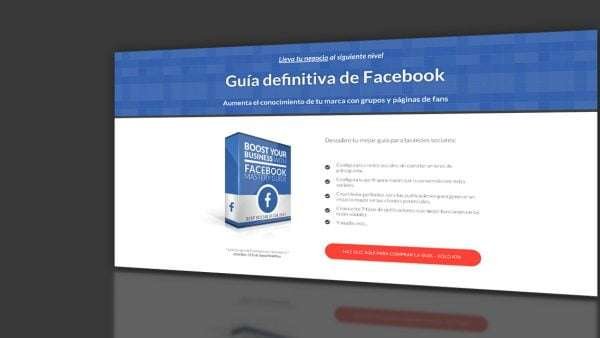 Facebook Marketing Sales Page portada